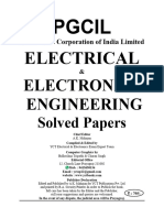 Pgcil Je Electrical & Electronics Engineering Solved Papers