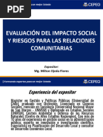 EVALUACION DEL IMPACTO SOCIAL Y LOS RIESGOS EN LA SOCIEDAD