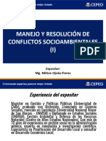 MANEJO Y RESOLUCION DE CONFLICTOS SOCIOAMBIENTALES