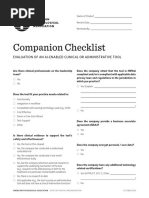 The Compulsive Activity Checklist.