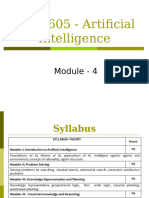 Artificial Intelligence- Module 4