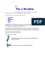 How To Tie A Necktie: Andy Gilchrist