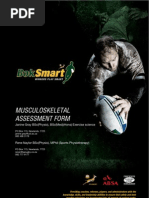 Musculoskeletal Assessment For Rugby Players