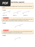 Cours de mathématiques sur les Elements de Geometrie niveau 6eme