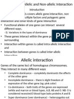 Lecture 17-20 Allelic and Non allelic Interaction_093004