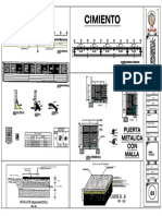 Plano de Tribunas y Cerco en a1