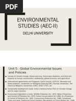 Unit 5 Global Env Issues Policies