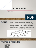 BRICK MASONRY (BONDS)