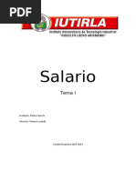 Salario Tema 1 de Nomina Iutirla