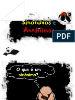 Sinónimos e Antónimos