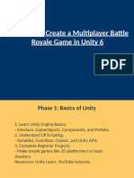 Graphical Roadmap to Battle Royale Game Development