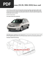 Toyota Sienna 2004-2010