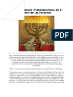 Las 613 Mitzvot Mandamientos en El Orden de Las Parashot