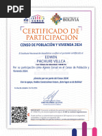 Certificación de Participación Como Agente Censal - Kridgvertae56tkm