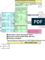 Raymer Simplified Aircraft Design Spreadsheet