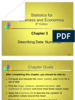 Statistics - Describing Data Numerical