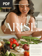 ARISE WEEK OF HEALTHY LUNCH RECIPES 