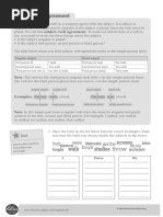 Subject verb agreement 1