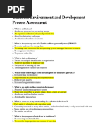 Database-Environment-and-Development-Process-Assessment