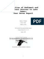 Evaluation of Sediment and Pollutant Sources To Lake James: Year Seven Report