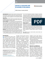 Respiratory Distress Syndrome is Associated With Increased Morbidity and Mortality in Late Preterm Births