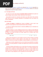 2. Excel - SubUnidad 2 Empezando a trabajar con Excel