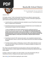 Reedsville PowerSchool Cyberattack Info