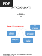 Cours ANTICOAGULANTS