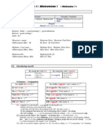 French - Lecon01 Notes