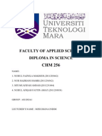 Lab Report CHM 256