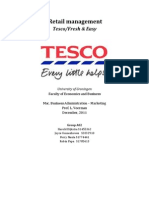 Retail Marketing Assignment 1 Tesco Fresh & Easy Group A2