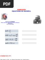 EXERCICES EQUATIONS DE MAXWELL