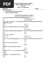 CLASS 11 MATHS