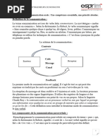 INFO1 La Communication Orale – Une Compétence Essentielle, Une Priorité Absolue.