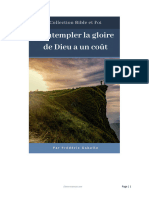 Contempler La Gloire de Dieu a Un Coût-Frédéric Gabelle