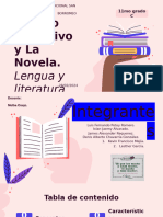 Genero Narrativo y La Novela-11th-Grade