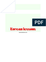 Korean Lessons