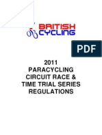 Paracycling Regulations