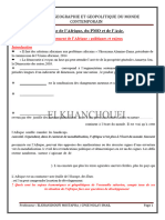 Thème n° 20  Le développement de l’Afrique  politiques et enjeux