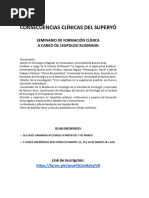 Programa-consecuencias Clínicas Del Superyó- Versión Web