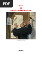 LAS 95 TESIS DE MARTÍN LUTERO