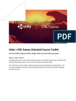 Unity + USC Games Unlocked Course Toolkit