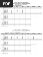 JADWAL MAPEL