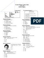 SMP - Bahasa Inggris 2000