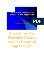 Oracle EBtax - Tax Reporting Ledger