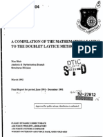 A Compilation of The Mathematics. Leading To The Doublet-Lattice Method