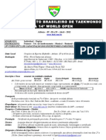 TKD Brasileiro Oficio Convite