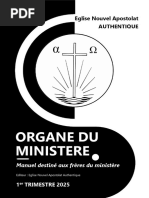 ✅ ORGANE DU MINISTERE 1ER TRIMESTRE 2025