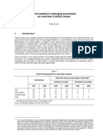 Bond Markets in Emerging Economies: An Overview of Policy Issues