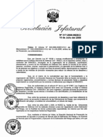 Manual Básico para La Estimación Del Riesgo Aprobado Con Resolución Jefatural #317 - Normas y Procedimientos para La Programación y Ejecución de La Estimación de Riesgo